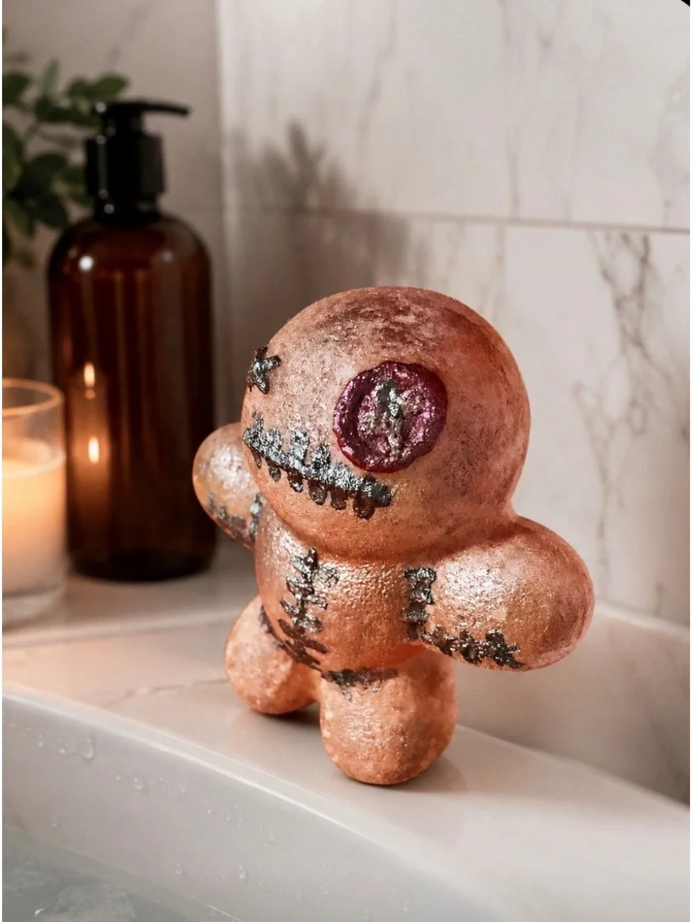 Voodoo Doll Bath Bomb, Horror Bath Bomb, Witch